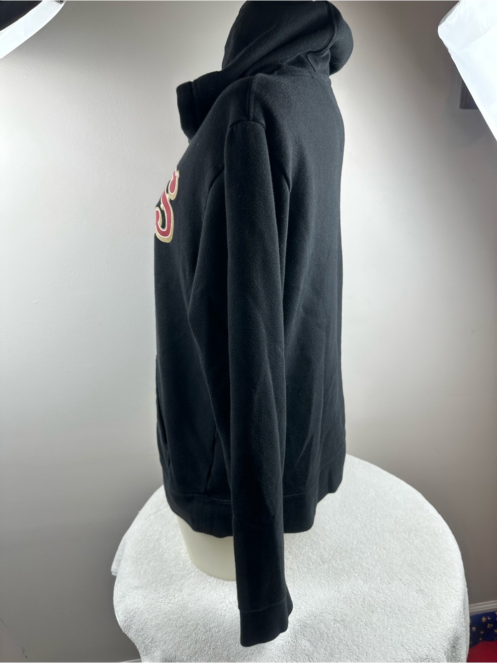 Fanatics 49ERS Black Hoodie M - Picture 7 of 13